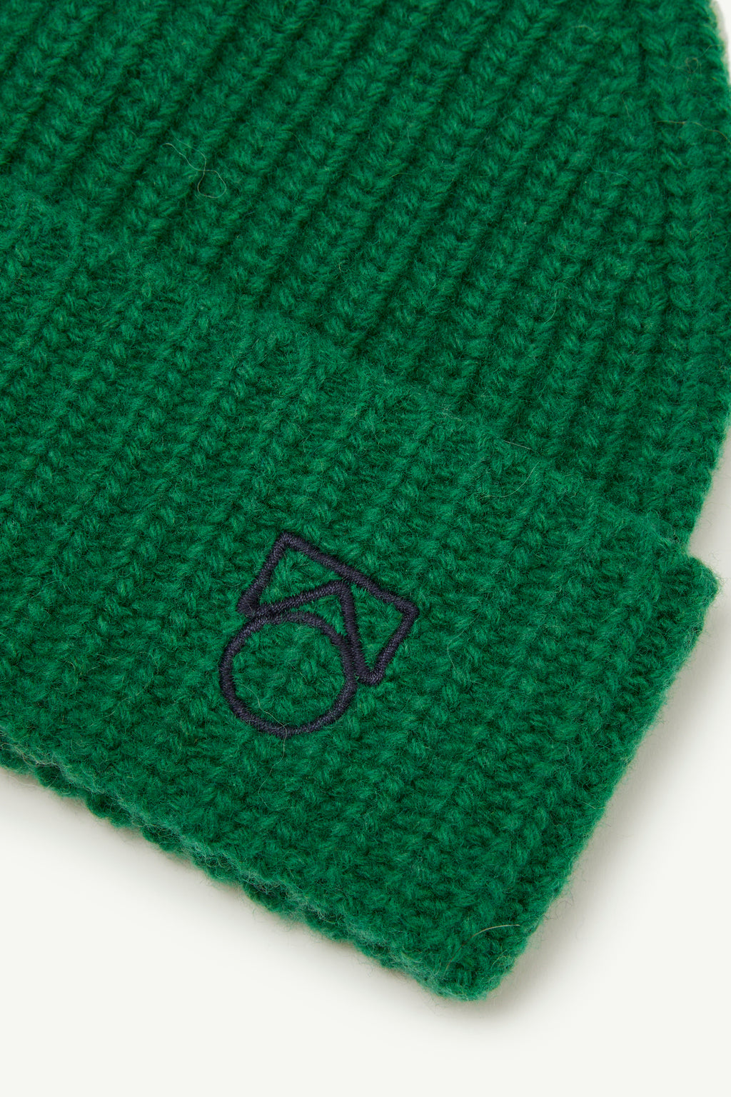 Bonnet laine recyclée - Vert