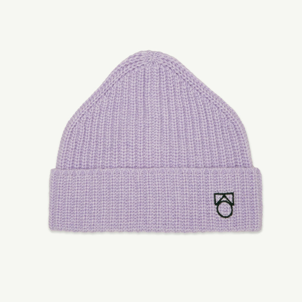 Bonnet laine recyclée - Violet