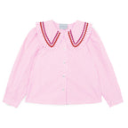Nadine Poplin Pink Blouse