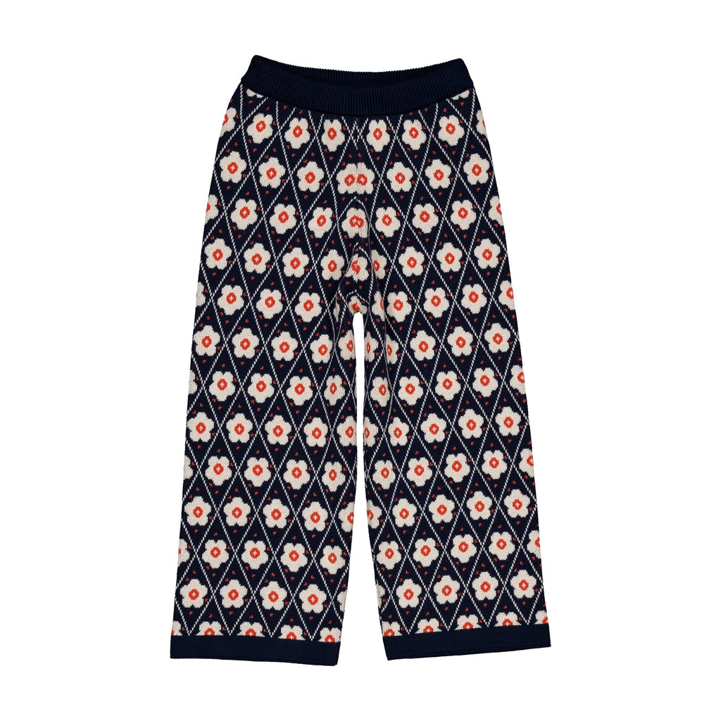 Mathilda Navy Flower Pants
