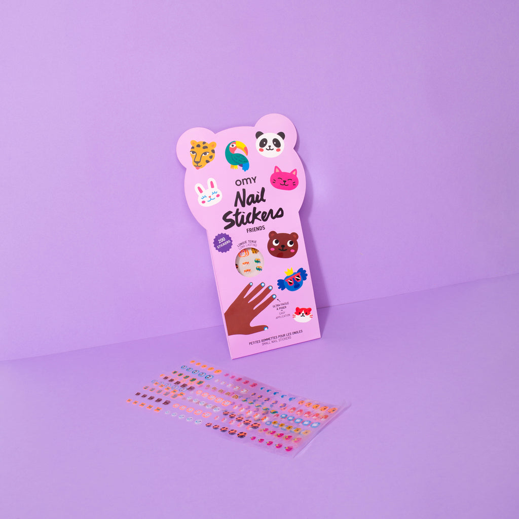 Autocollants ongle enfant FRIENDS - NAIL STICKERS OMY 