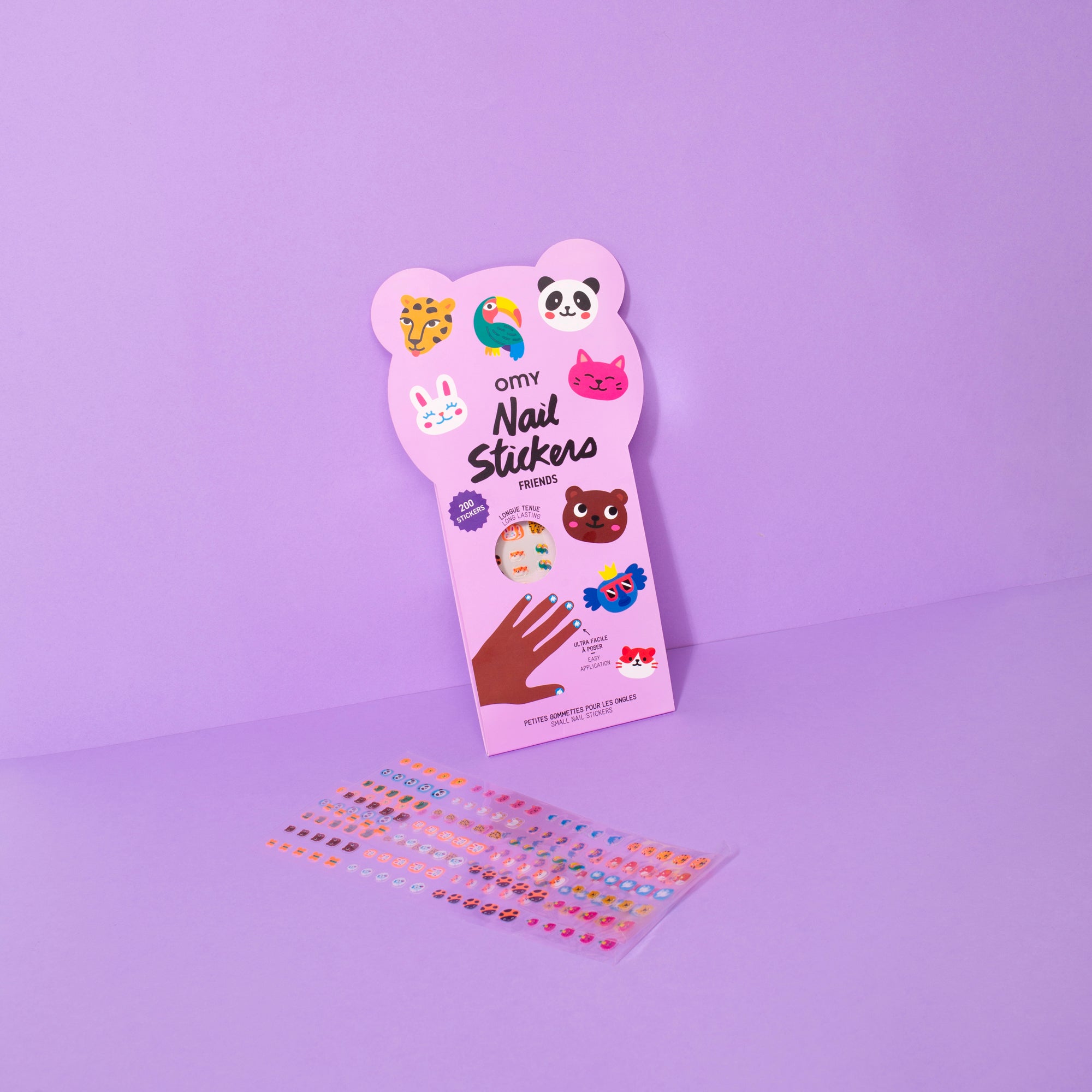 Autocollants ongle enfant FRIENDS - NAIL STICKERS OMY 