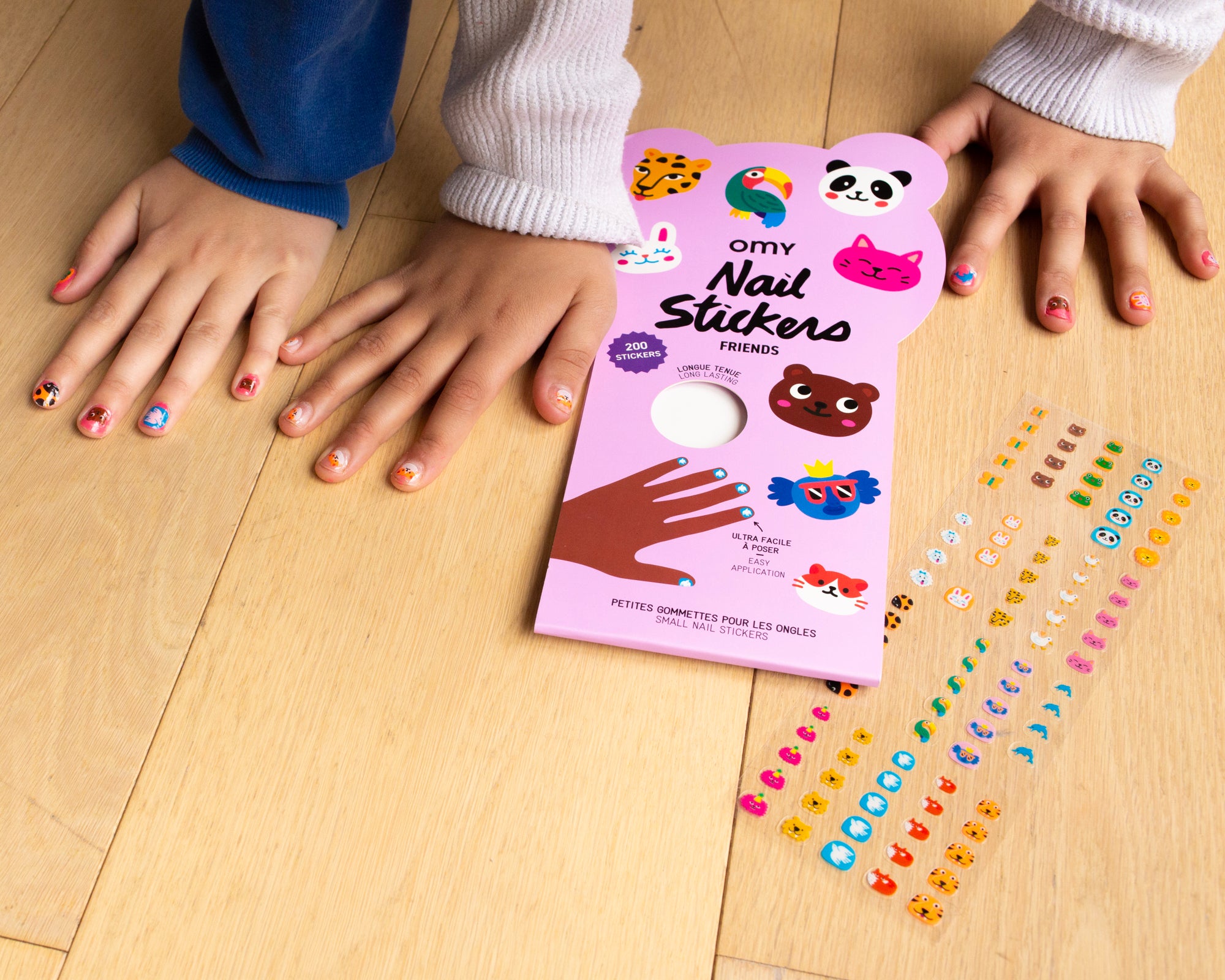 Autocollants ongle enfant FRIENDS - NAIL STICKERS OMY 