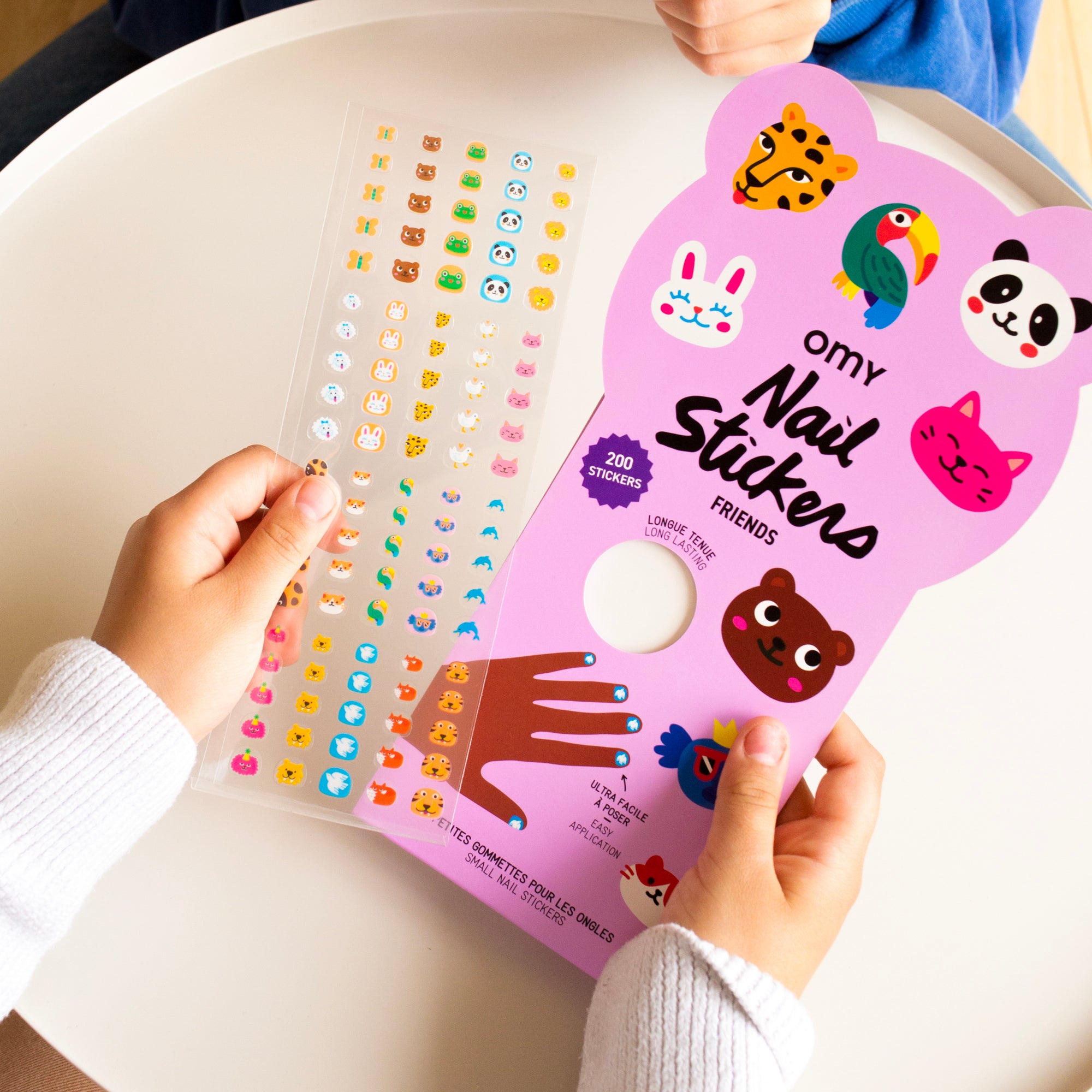 Autocollants ongle enfant FRIENDS - NAIL STICKERS OMY 