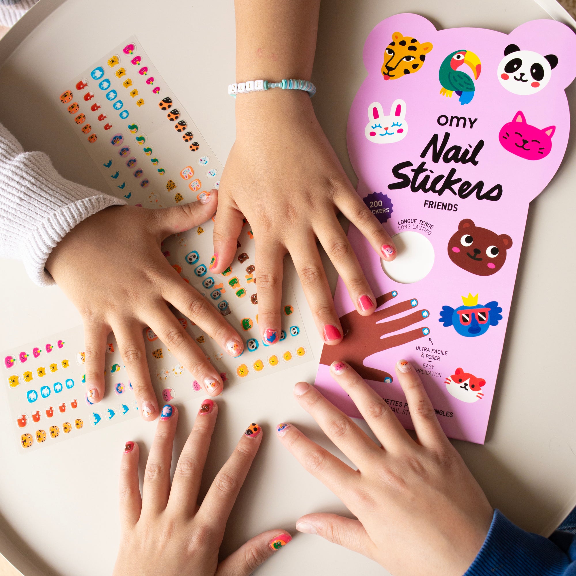 Autocollants ongle enfant FRIENDS - NAIL STICKERS OMY 