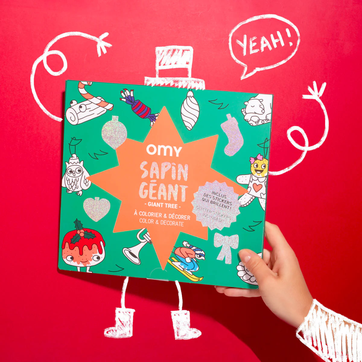 Giant Coloring Poster - Giant Christmas Tree