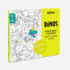 COLORING POSTER - DINOS