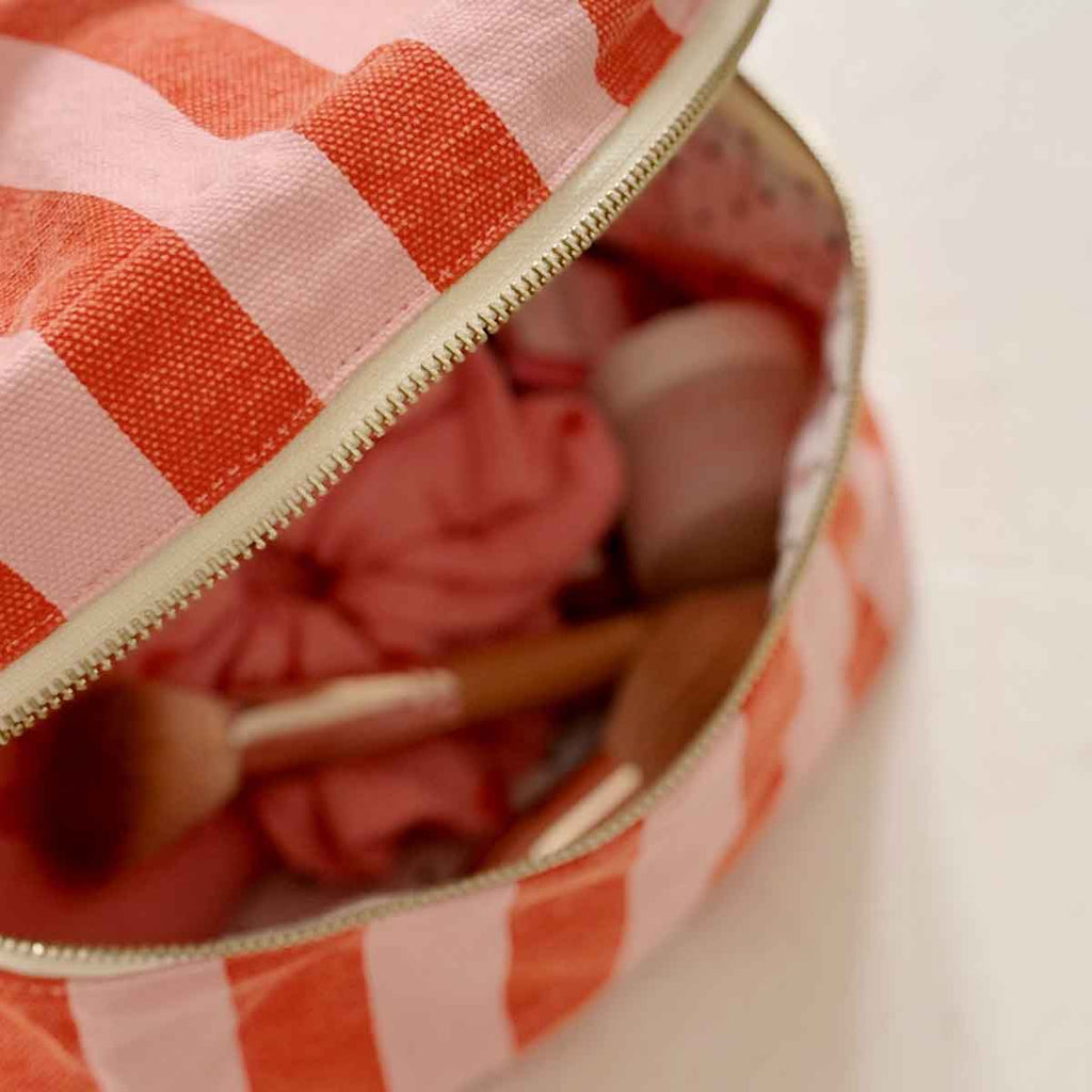 Vanity Oona rayures candy pink / rouge