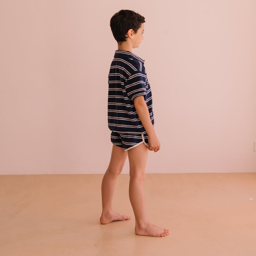 Juju Navy Stripes Shorts