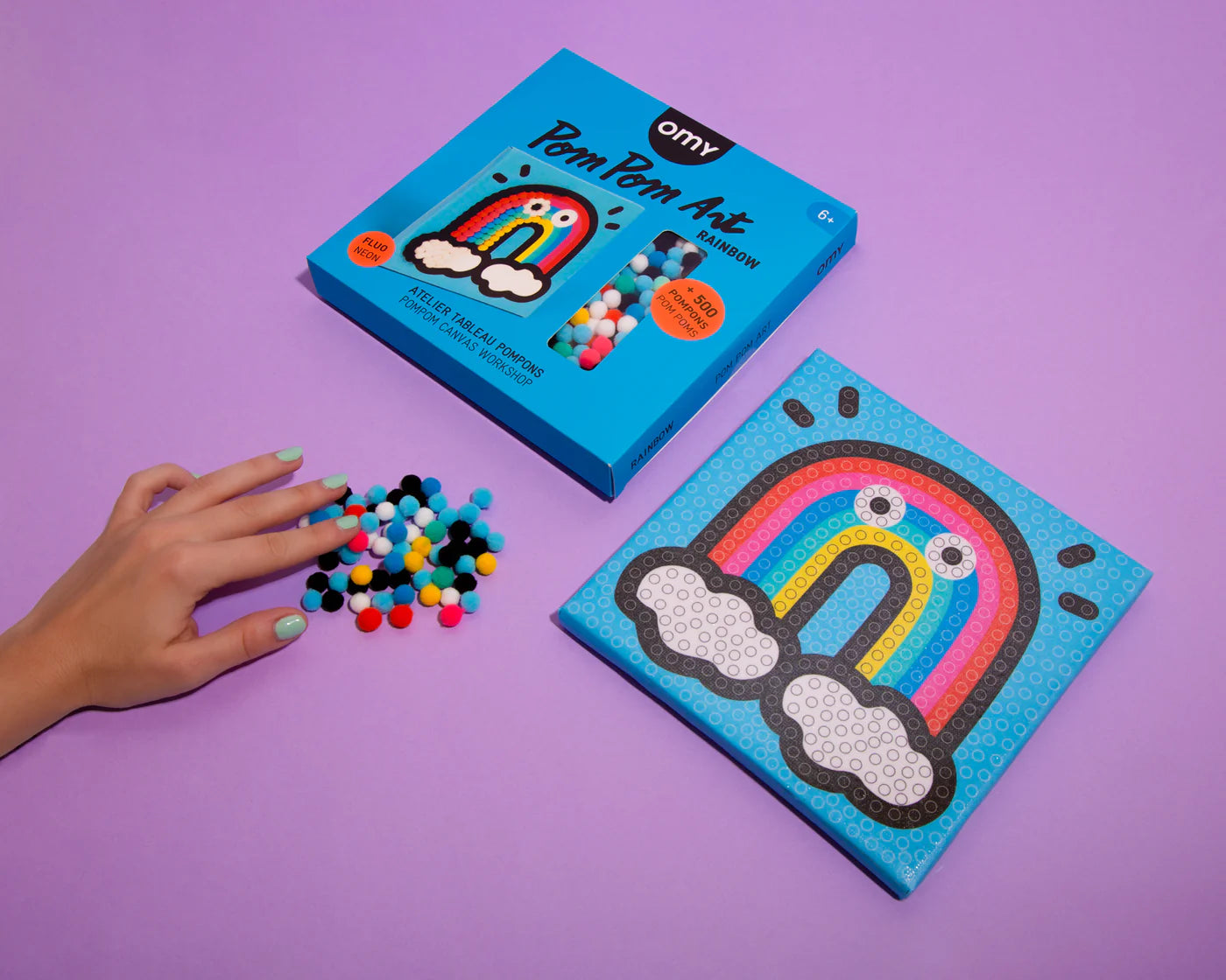 RAINBOW - POMPOM BOARD KIT