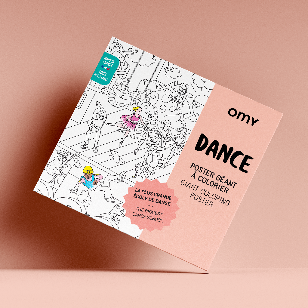COLORING POSTER - DANCE