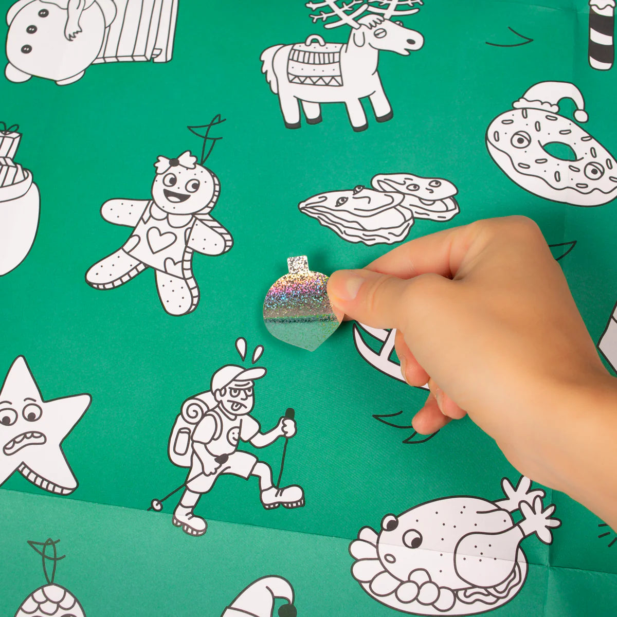 Giant Coloring Poster - Giant Christmas Tree