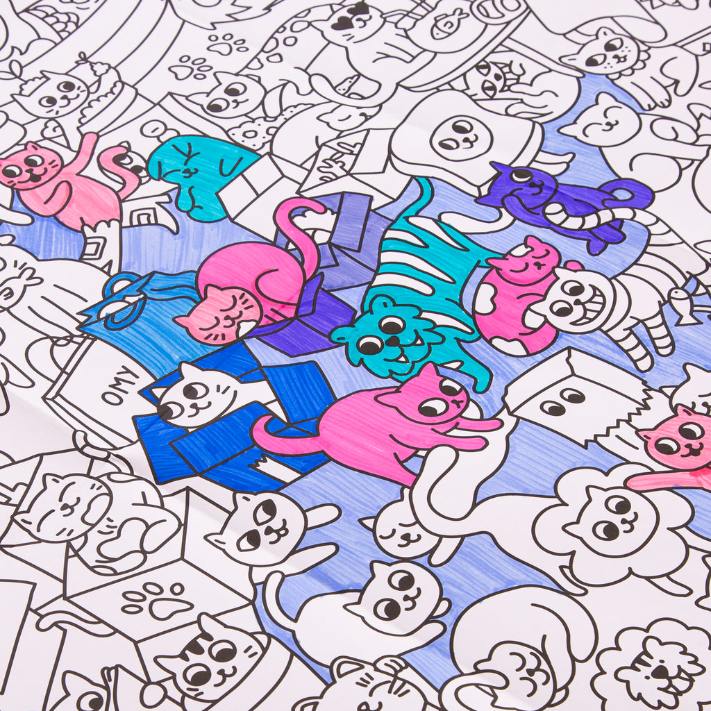Giant post to color - Kitty