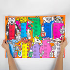 Jeux enfant POSTER & STICKERS - MULTIPLICATION OMY