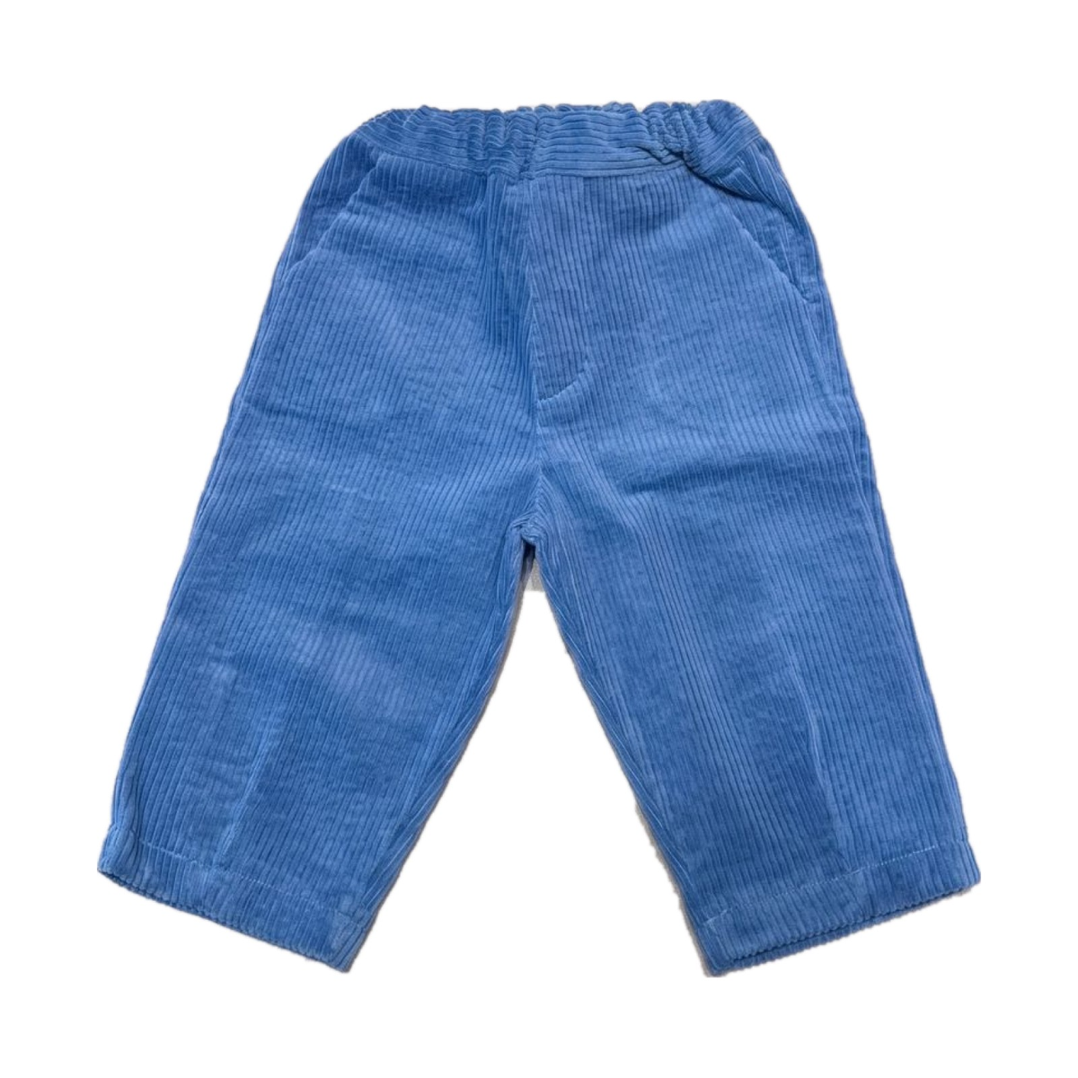 Pantalon bébé en velours côtelé — Bleu