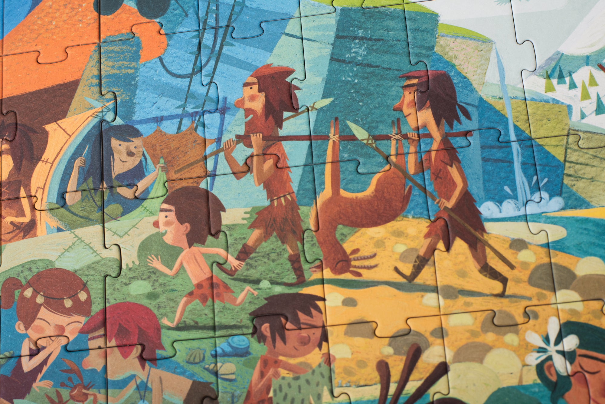 Puzzle Go to the Prehistory
