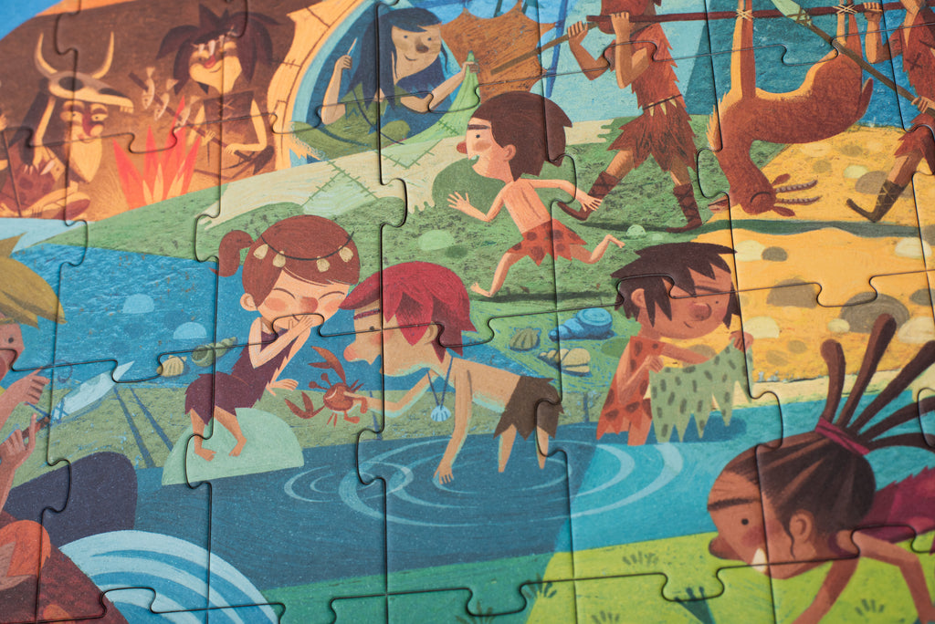 Puzzle Go to the Prehistory