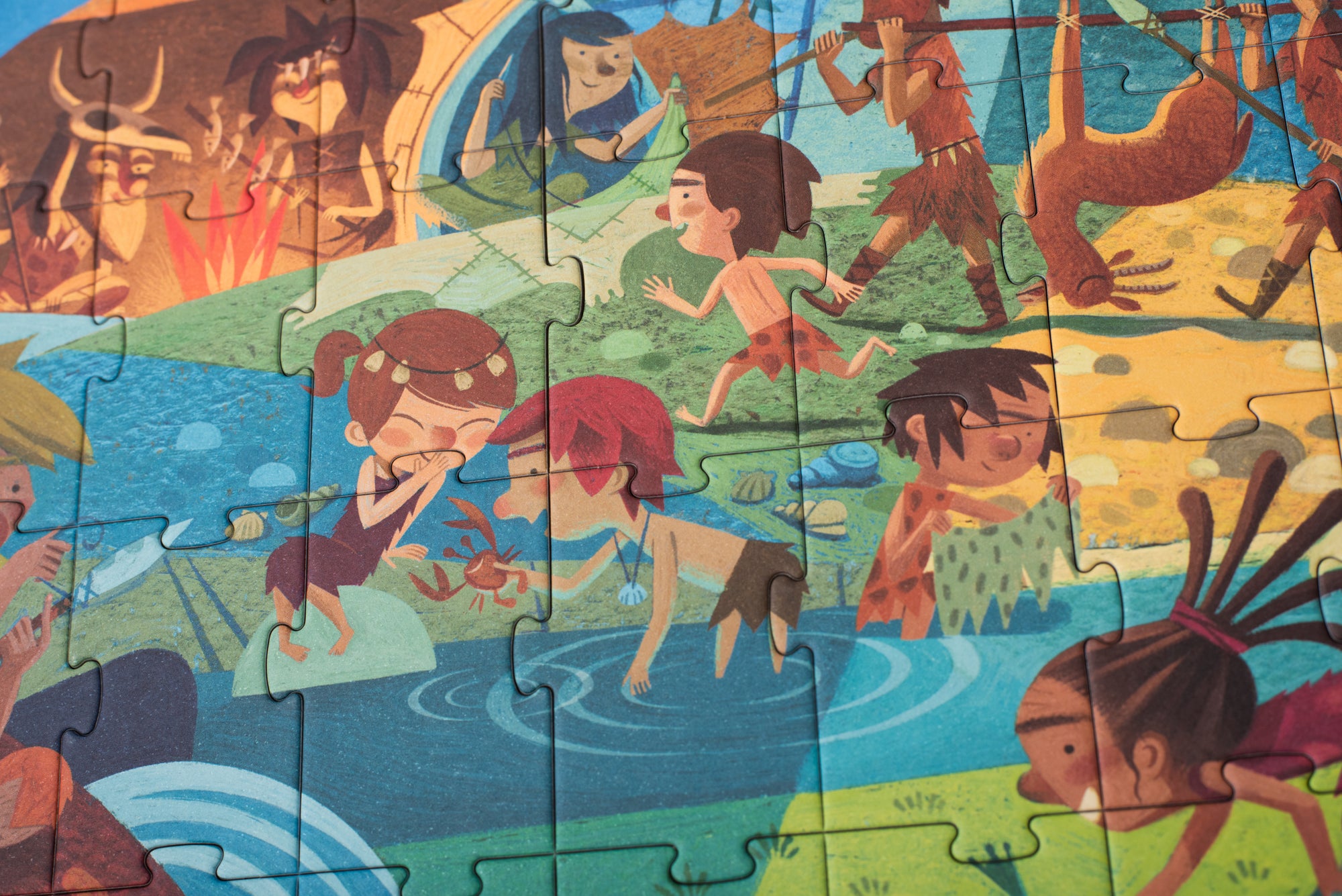 Puzzle Go to the Prehistory