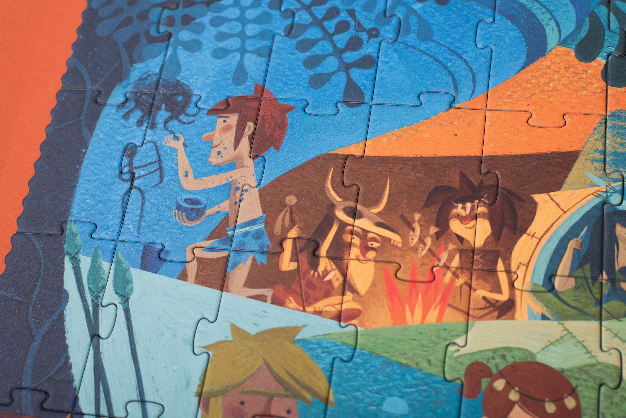 Puzzle Go to the Prehistory