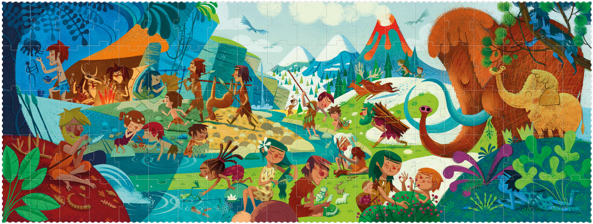 Puzzle Go to the Prehistory