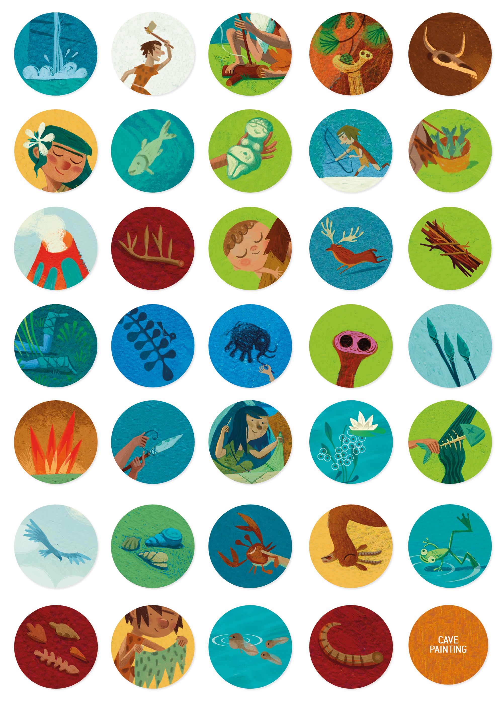 Puzzle Go to the Prehistory