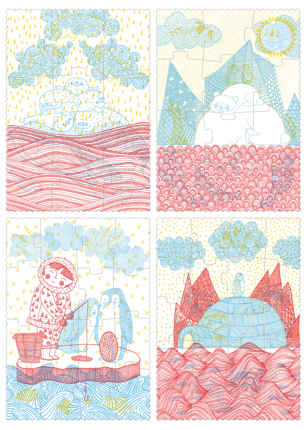Puzzle dans l'Igloo