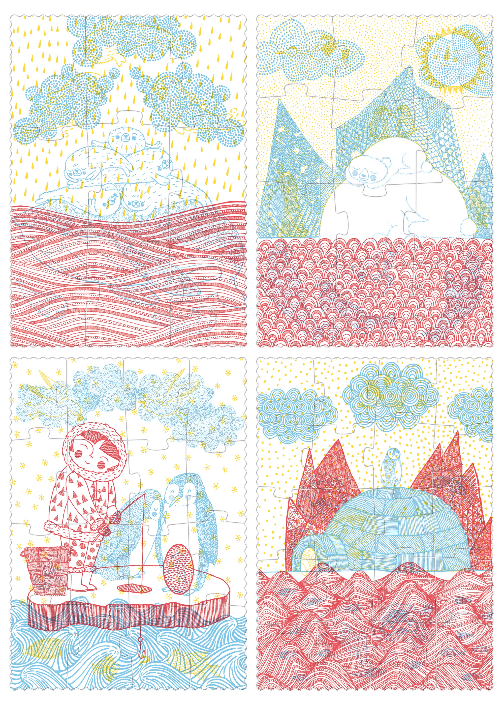 Puzzle dans l'Igloo