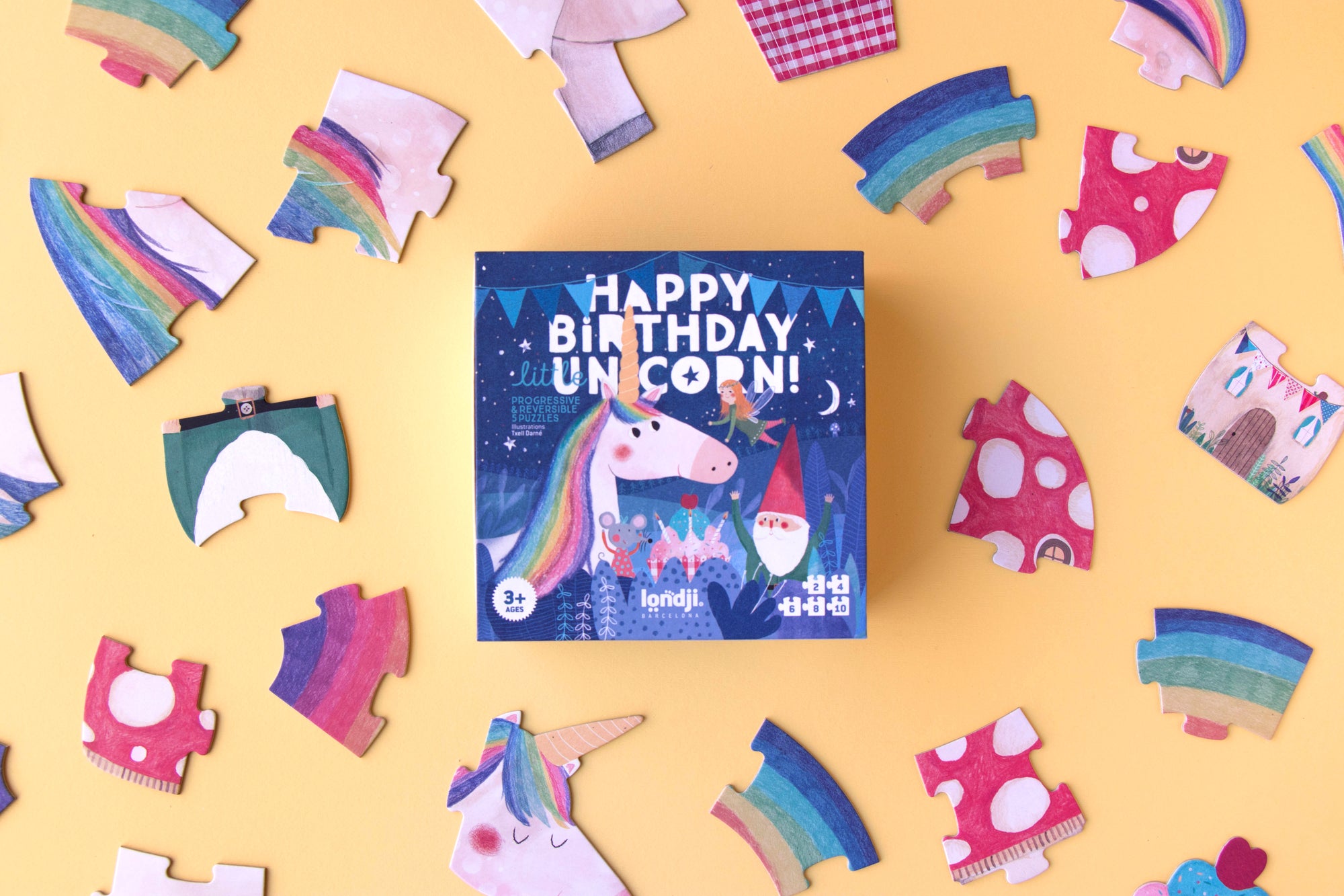 Puzzle Happy Birthday Unicorn
