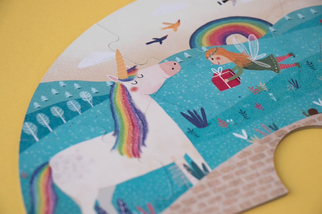 Puzzle Happy Birthday Unicorn