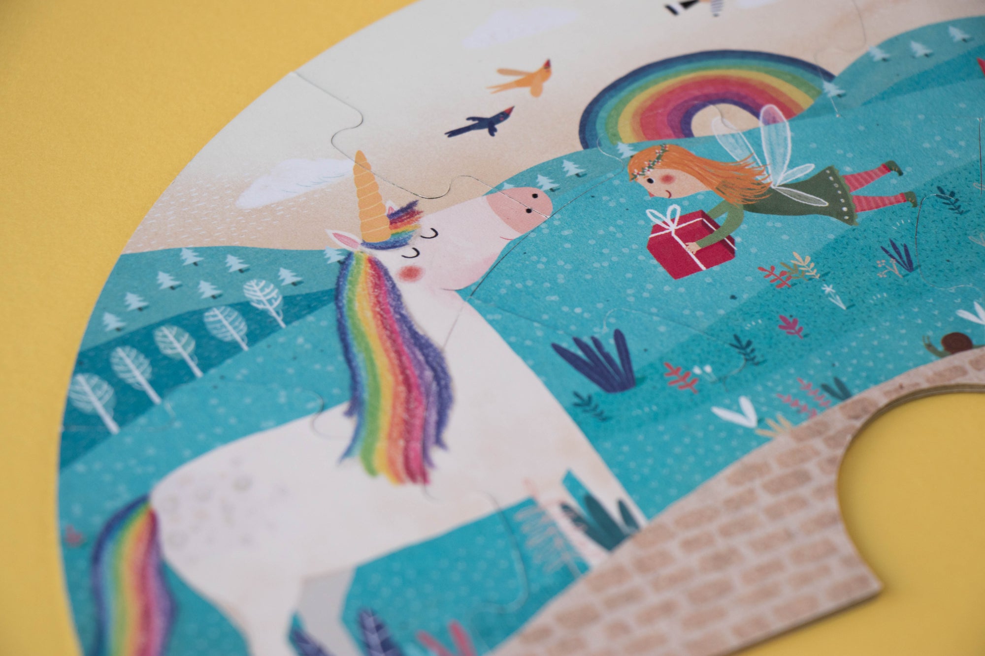 Puzzle Happy Birthday Unicorn