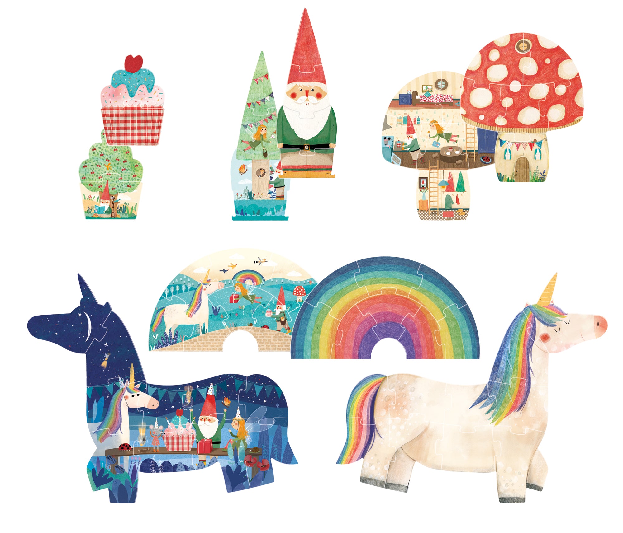 Puzzle Happy Birthday Unicorn