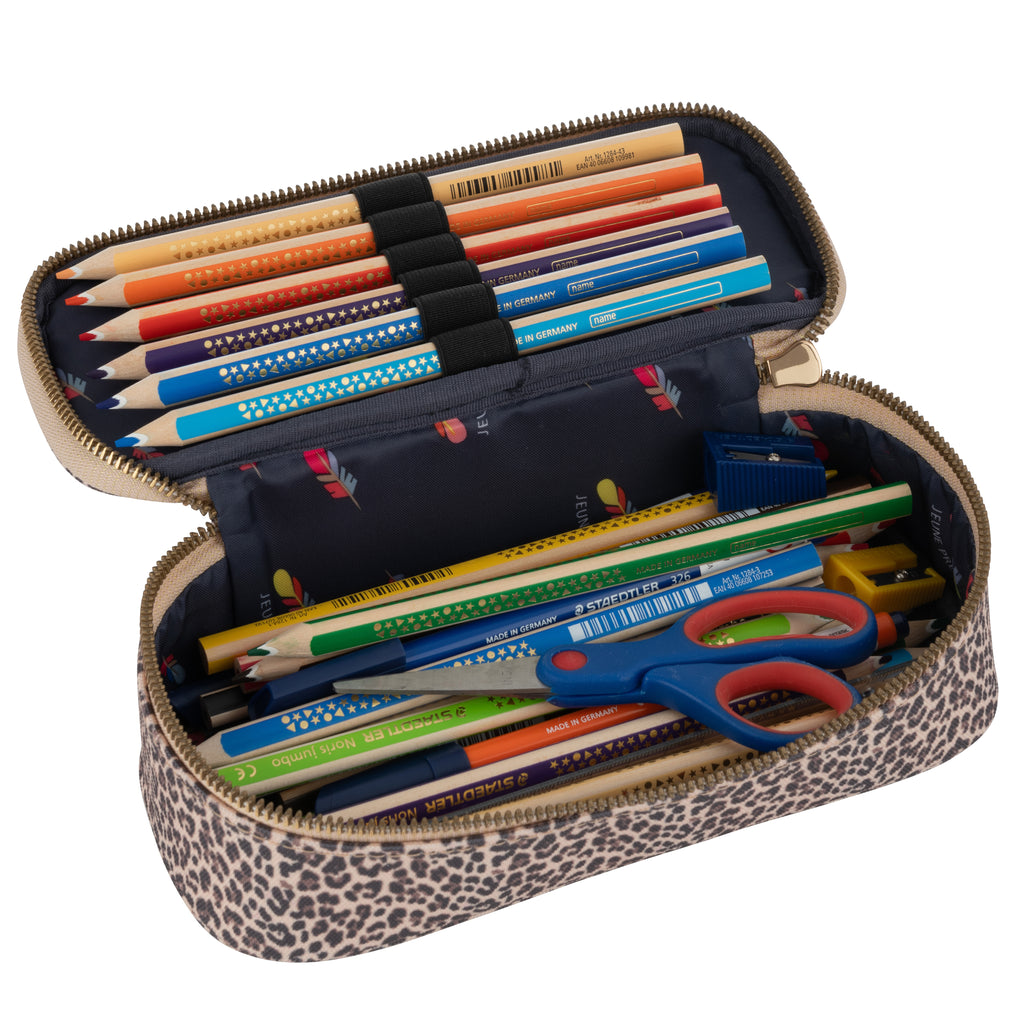 Pencil box Léopard Cherry