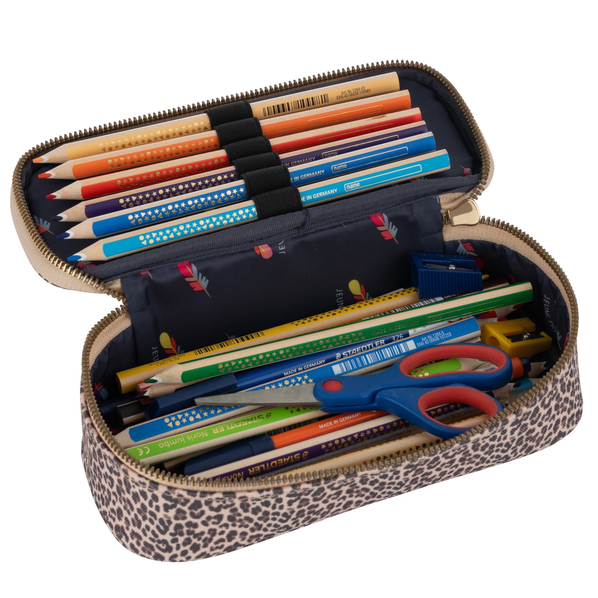 Pencil box Léopard Cherry