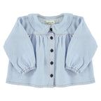 CLAUDINE CLAUDINE COLLE BLOUS LIBER BLUE DENIM