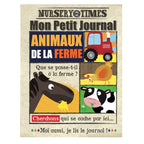 Livre bébé en tissu ANIMAUX DE LA FERME