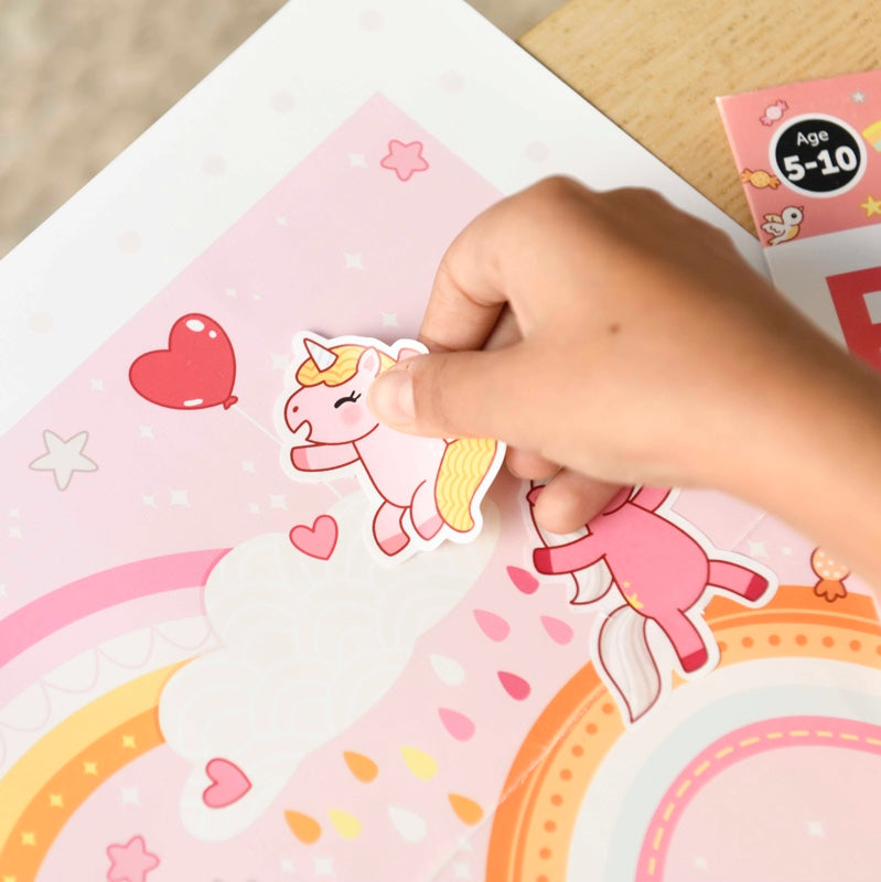 Creative poster + 150 stickers dinosaurs