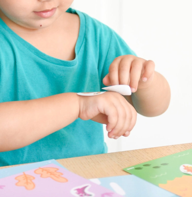 6 cards + 100 Baby Dinosaurs stickers