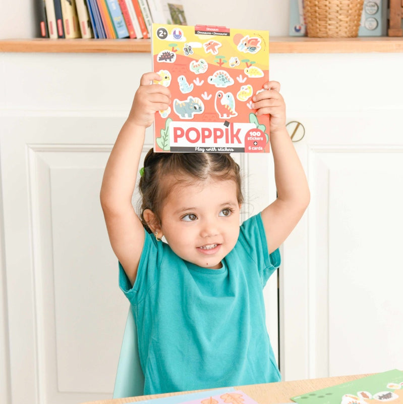 6 cards + 100 Baby Dinosaurs stickers