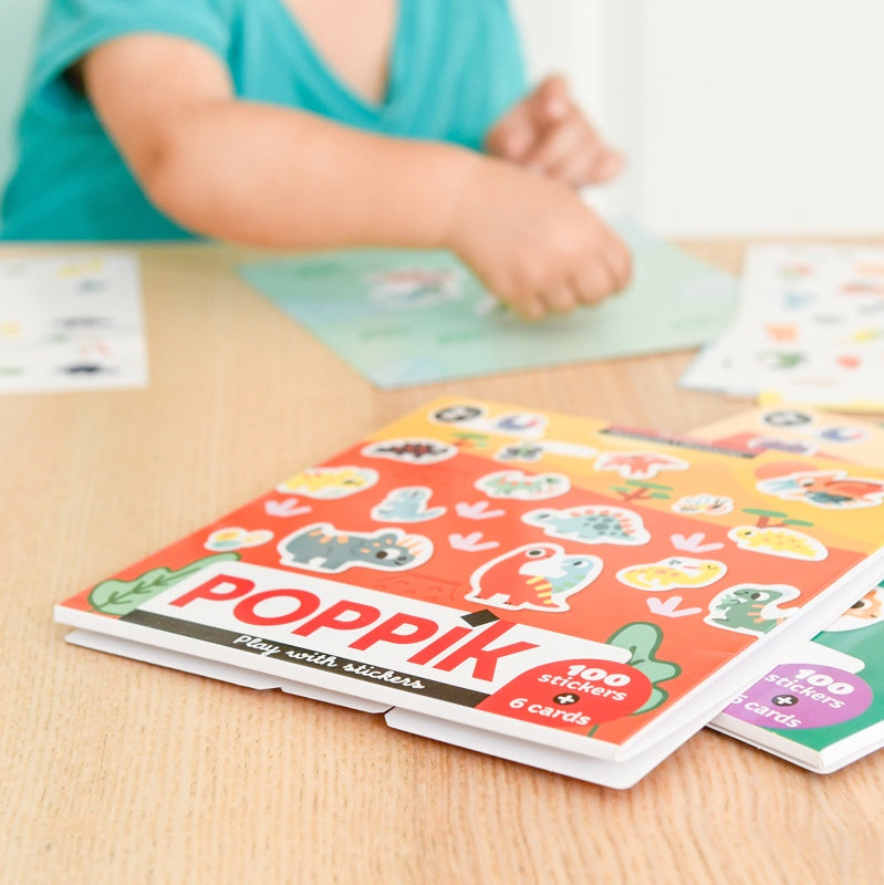 6 cards + 100 Baby Dinosaurs stickers
