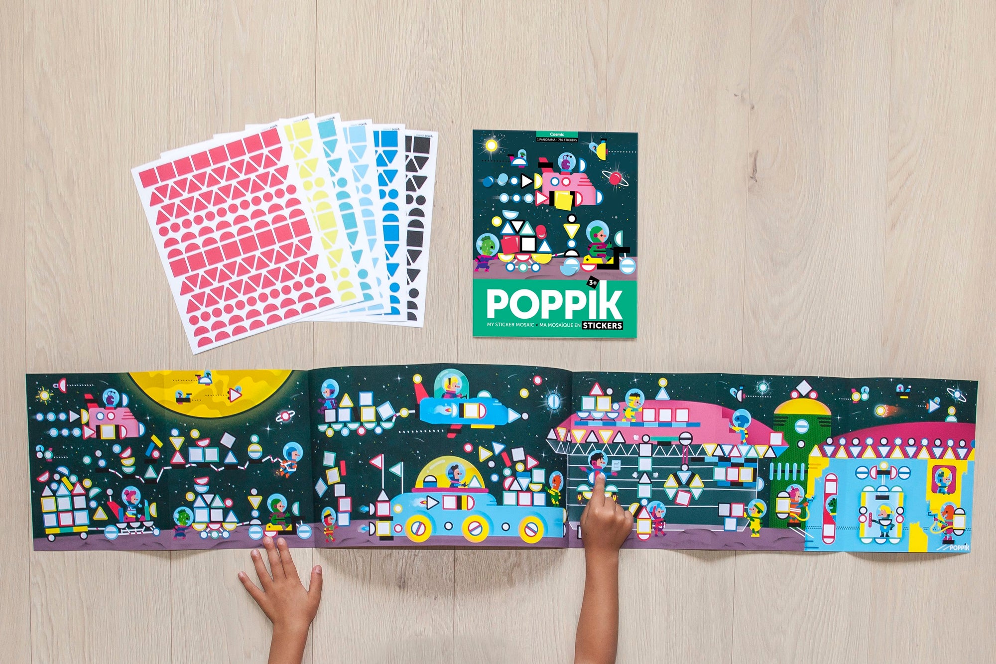 PANORAMA POSTER+ 750 stickers Cosmic