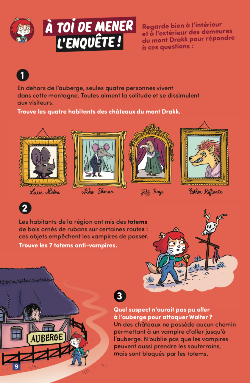 Livre jeu MES PREMIÈRES ÉNIGMES - MÊME PAS PEUR