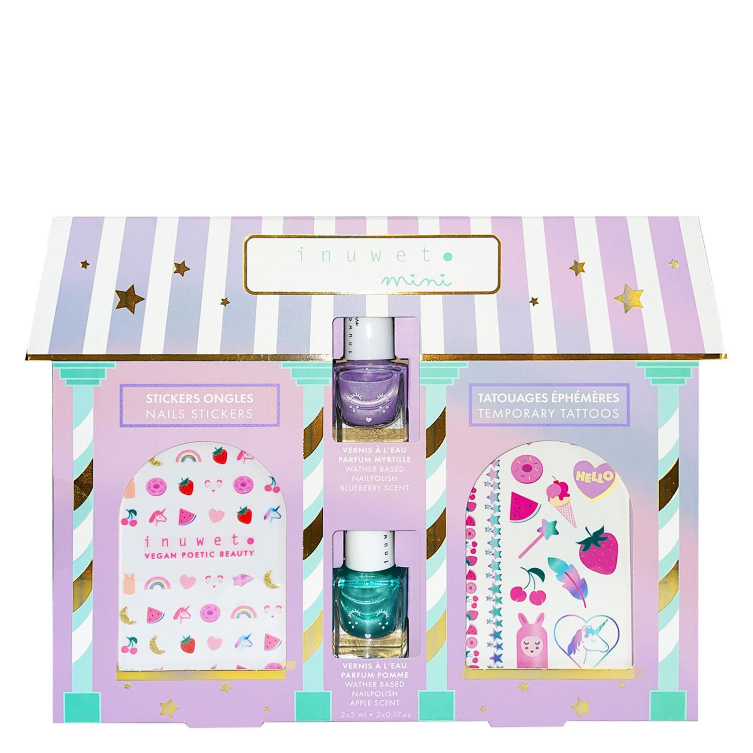 BEAUTY HOUSE set vernis et tattoos