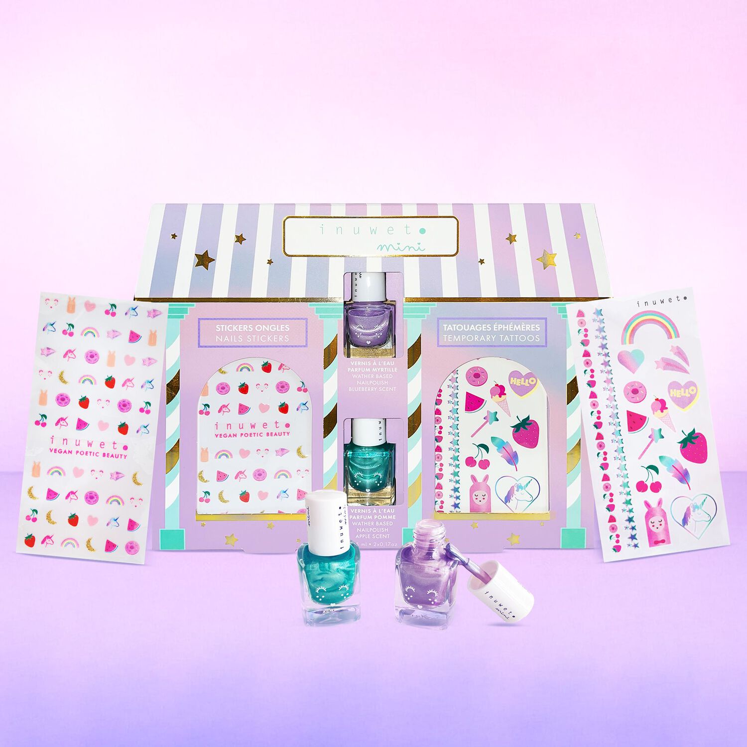 BEAUTY HOUSE set vernis et tattoos