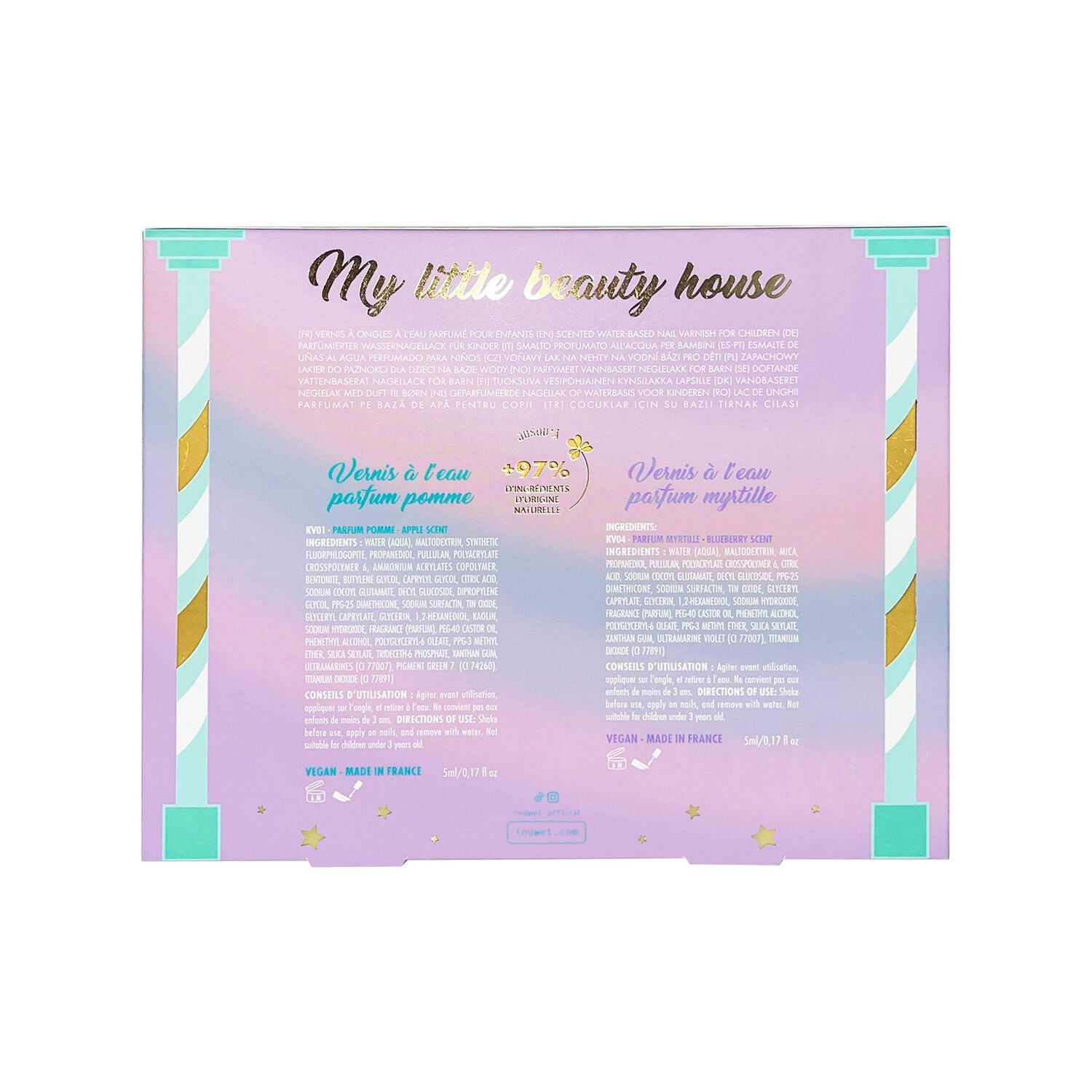 BEAUTY HOUSE set vernis et tattoos