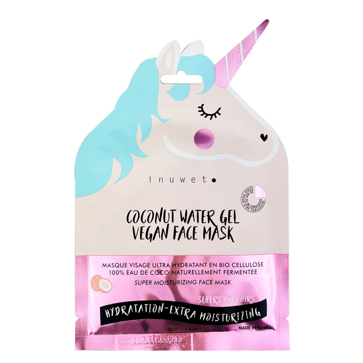 Masque visage Supers Pouvoirs Hydratant Inuwet