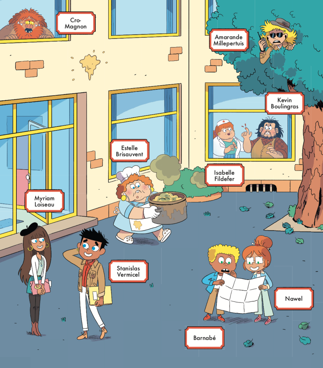 Livre jeu QUI EST LE COUPABLE? À L'ÉCOLE