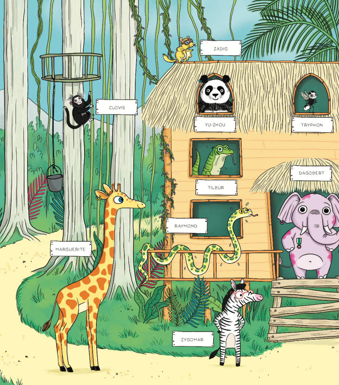 WHO'S THE CULPRIT? AT THE ZOO Game Book