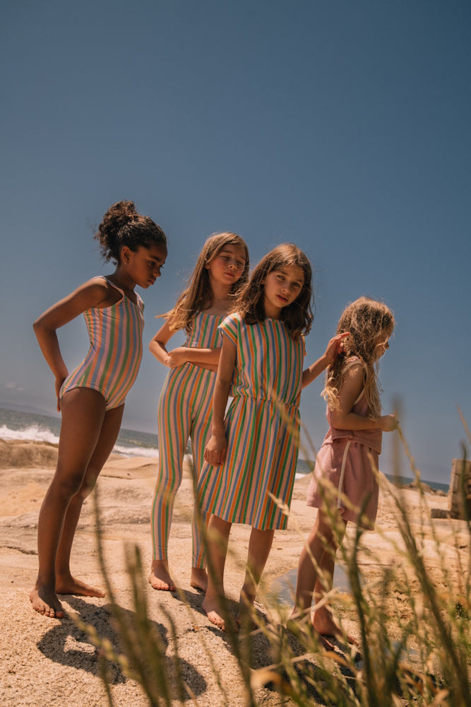 Hailey Happy Stripes Swimsuit