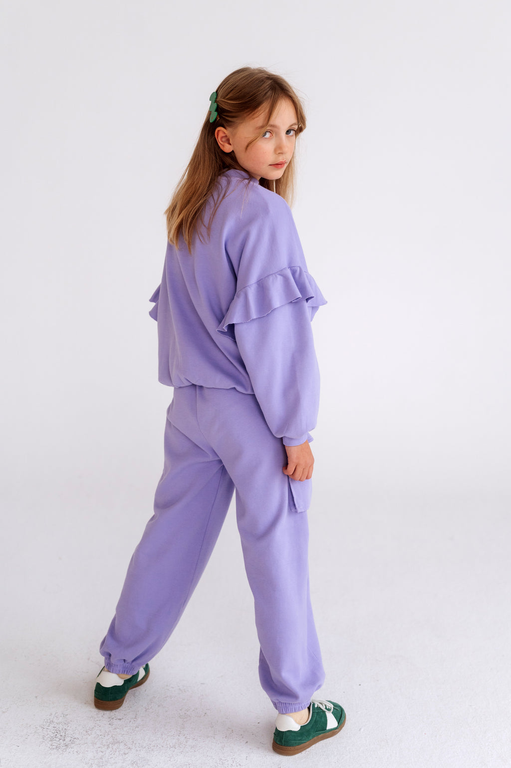 Pantalon cargo violet