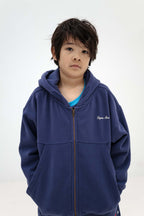 Blue Zip Hoodie